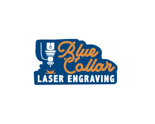 Blue-Collar laser engraving 